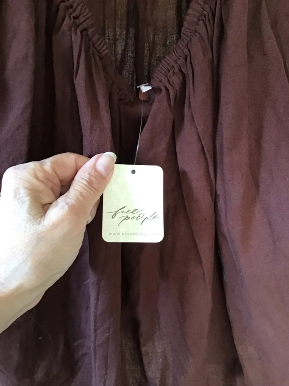 Free People Girls' Rust Brown Braided-Strap Sundress - Picture 2 of 4